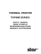 Star Micronics TSP600 SERIES Manuale utente