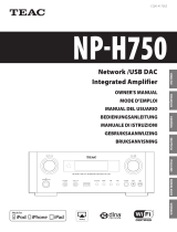 TEAC NP-H750 Manuale del proprietario