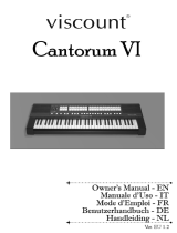 Viscount Cantorum VI Manuale del proprietario