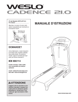 Weslo Cadence 21.0 Cwl Treadmill Manuale utente