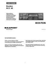 Blaupunkt Boston RCC 45 Manuale del proprietario
