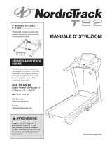 NordicTrack T 9.2 Treadmill Manuale utente