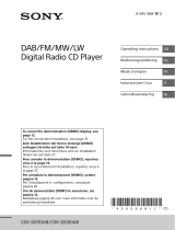 Sony CDX-3201DAB Manuale del proprietario
