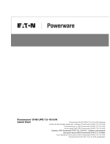 Eaton Powerware 9140 Manuale utente