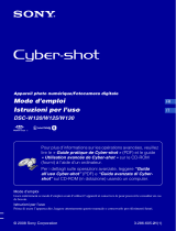 Sony Cybershot DSC-W120 Manuale del proprietario