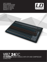 LD Systems Vibz 24 Channel Mixer Manuale del proprietario