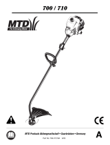 MTD 700 Manuale utente