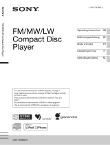 Sony CDX-GT660UV Manuale del proprietario