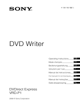 Sony VRD-P1 Manuale del proprietario