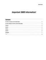Intermec 3600 Manuale utente