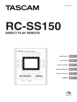 Tascam RC-SS150 Manuale del proprietario