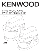 Kenwood KVC5000T Chef Sense Stand Mixer Manuale del proprietario