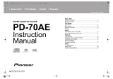 Pioneer PD-70AE Manuale del proprietario