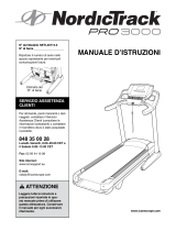 NordicTrack Pro 3000 Treadmill Manuale utente