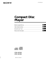 Sony CDP-XE330 Manuale del proprietario
