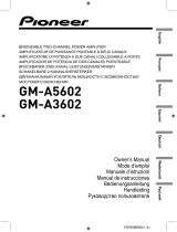 Pioneer GM-A3602 Manuale utente