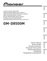 Pioneer GM-D8500M Manuale utente