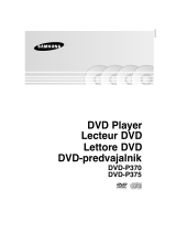 Samsung DVD-P370 Manuale utente