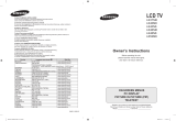 Samsung LE-37M86BD Manuale utente