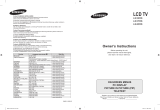 Samsung LE 40R86WD Manuale utente