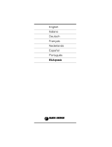 Black & Decker HC 410 Manuale del proprietario