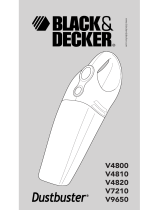 Black & Decker v 4800 dustbuster Manuale del proprietario