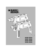 BLACK DECKER KD356 RE Manuale del proprietario