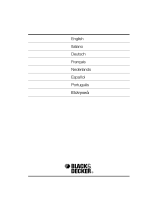 BLACK DECKER GR360 TH4C Manuale del proprietario