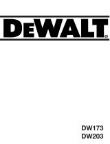 DeWalt DW173 Manuale del proprietario