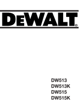 DeWalt 513 Manuale del proprietario