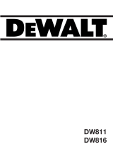DeWalt DW816 T 1 Manuale del proprietario