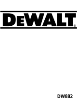 DeWalt DW882 T 1 Manuale del proprietario