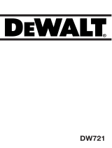 DeWalt DW721 Manuale del proprietario