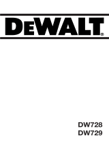 DeWalt DW729 Manuale del proprietario