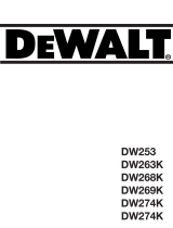 DeWalt DW263K Manuale del proprietario