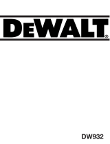 DeWalt DW932K Manuale utente