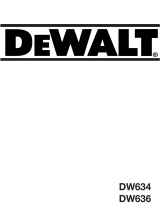 DeWalt DW636 Manuale utente