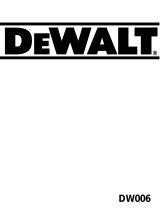 DeWalt DW006K Manuale utente