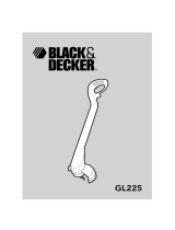 BLACK DECKER GL225SB Manuale del proprietario