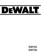 DeWalt DW725 Manuale del proprietario