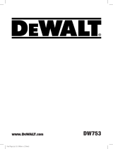 DeWalt DW753 Manuale utente
