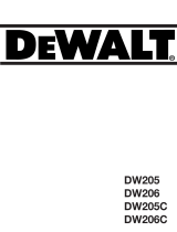 DeWalt DW206 Manuale del proprietario