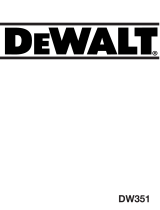 DeWalt DW351 Manuale utente
