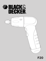 Black & Decker F20 Manuale del proprietario