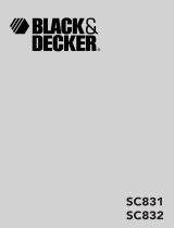 Black & Decker SC832 Manuale utente