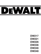 DeWalt DW246 Manuale utente