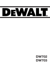 DeWalt DW703 T 3 Manuale del proprietario