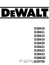 DeWalt D 28411 Manuale del proprietario