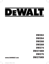 DeWalt DW274KN Manuale utente
