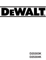 DeWalt D 25304 Manuale del proprietario